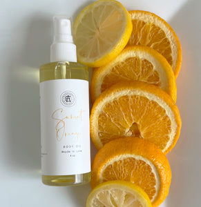 Sunset Orange Body Oil