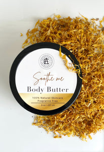 Soothe Me Whipped Shea Body Butter Cream (Unscented)