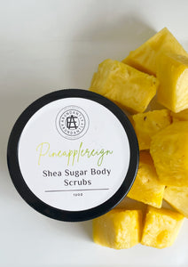 PineappleReign Shea Sugar Scrubs